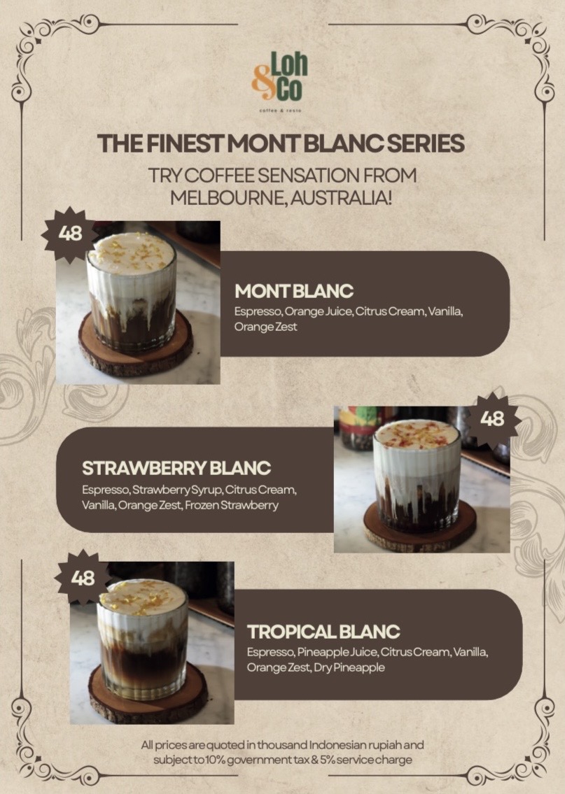Monthly Special Beverage